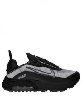 image of Nike Air Max 2090 Childrens Trainer - Black/Grey