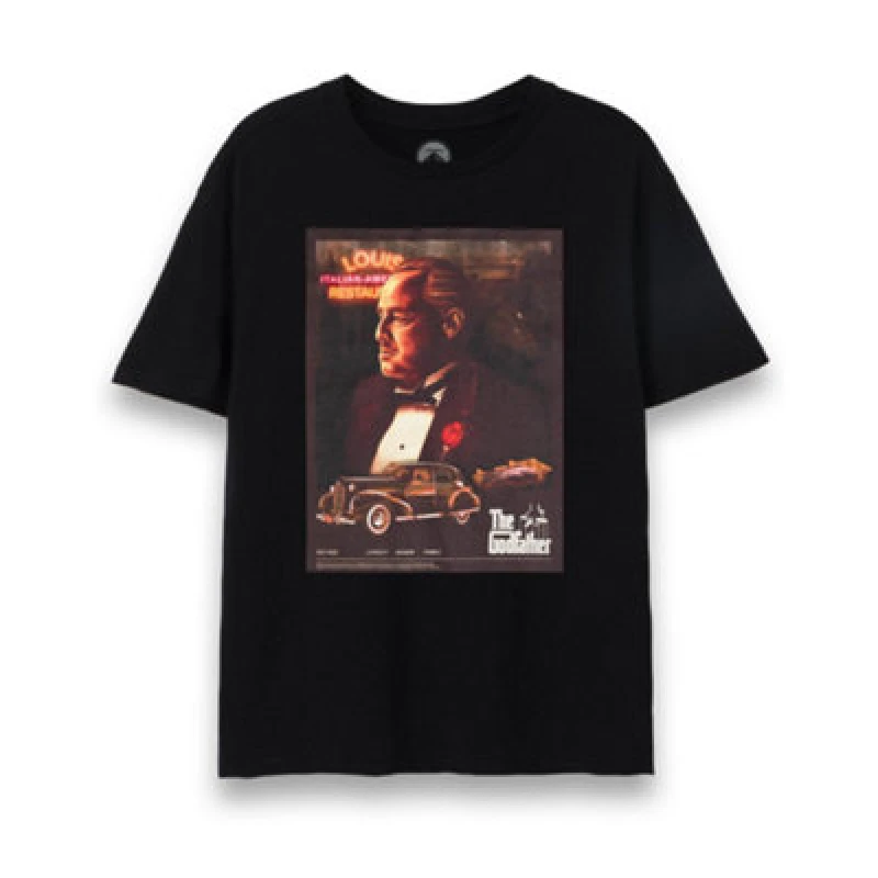 Image of The Godfather The Godfather Men Short Sleeved T-Shirt in Black Size: 2X-large Black XXL Male 5056549014300