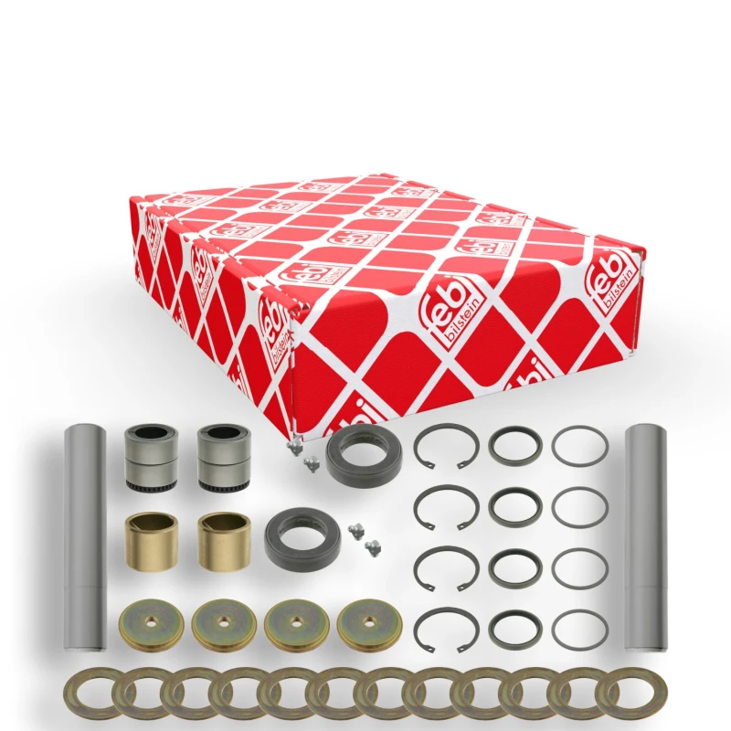 Image of FEBI BILSTEIN 24646 Repair Kit, stub axle pin Front Axle, OE Turbo NEW Repair Kit,stub axle pin (652)