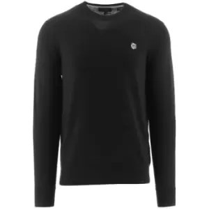 Image of Ted Baker Black Cardiff Crew Neck Sweatshirt