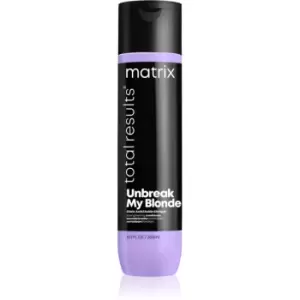 image of Matrix Total Results Unbreak My Blonde nourishing conditioner for blonde hair 300ml