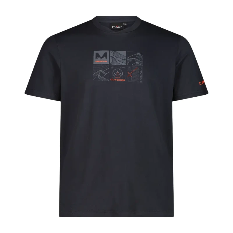 Image of CMP T-Shirt CMP High-tech Noir Male S
