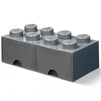 image of LEGO Storage Drawer 8 - Dark Grey