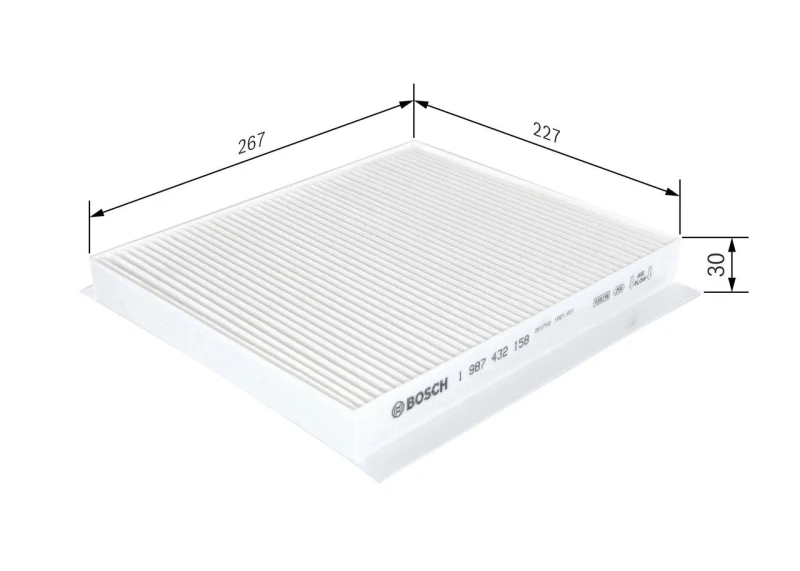 Image of Pollen filter Bosch 1 987 432 158