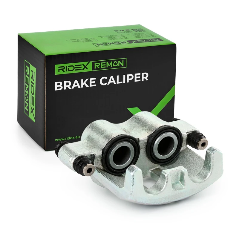 Image of RIDEX REMAN 78B2357R Brake caliper Front Axle Right Grey Cast Iron Brake Caliper (78)
