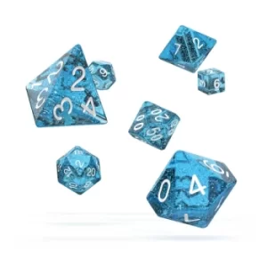 Image of Oakie Doakie Dice RPG Set (Speckled Light Blue)