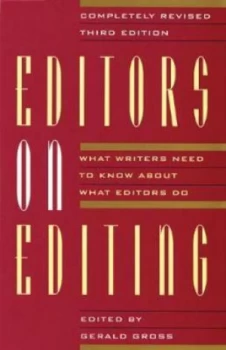 Image of Editors on Editing by Gerald C. Gross Book