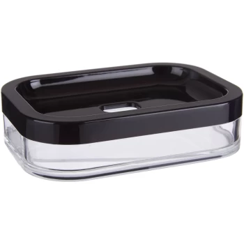 image of Ando Soap Dish - Black Acrylic