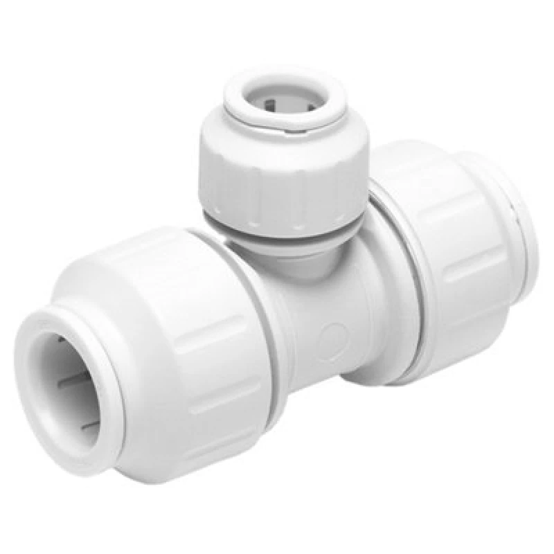 Image of JOHN GUEST SPEEDFIT John Guest Speedfit - Reducing Tee 22 x 15 x 15mm PEM3022BW (Pack Of 5) 487876