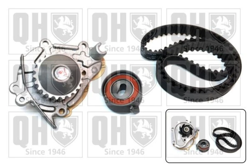 Image of QUINTON HAZELL Water pump and timing belt kit QUINTON HAZELL QBPK3840