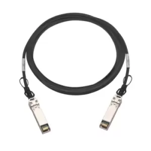 image of QNAP CAB-DAC50M-SFPP fibre optic cable 5m SFP+ DAC Black