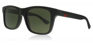 Image of Gucci 0008S Sunglasses Black 001 53mm