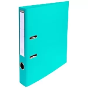 Image of Prem'Touch Lever Arch File PVC A4, S50mm 2 Ring, Light Green, Pack of 10