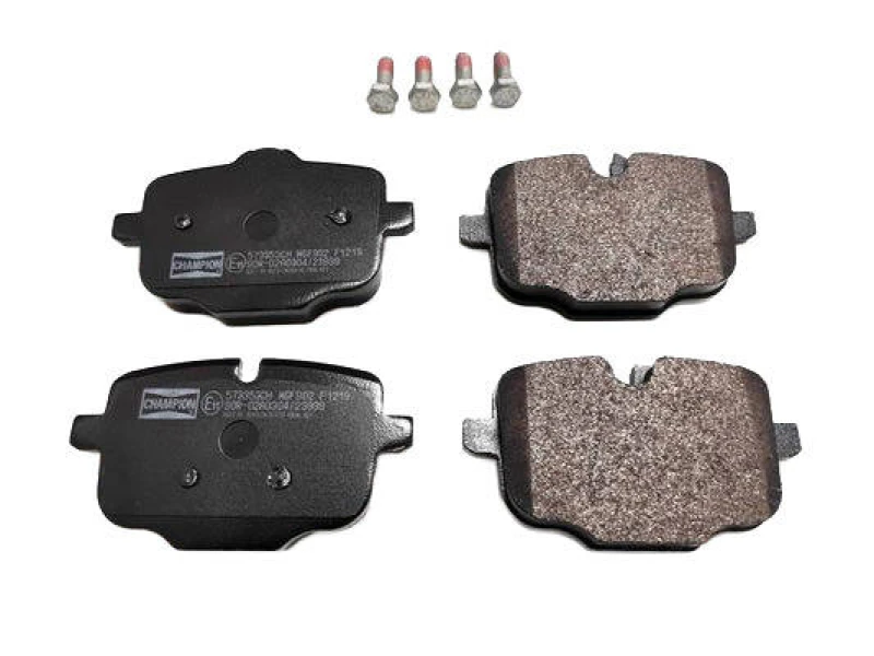 Image of CHAMPION 573353CH Brake pad set not prepared for wear warning indicator Brake Pad Set,disc brake (402)