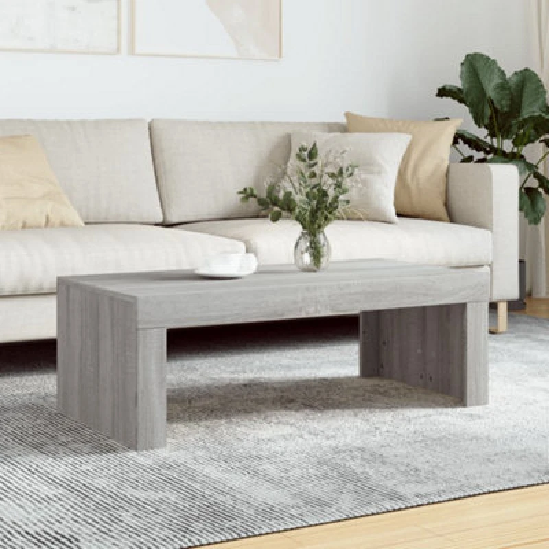 Image of VIDAXL Coffee Table Grey Sonoma 102x50x36cm Engineered Wood Vidaxl 8720845920388