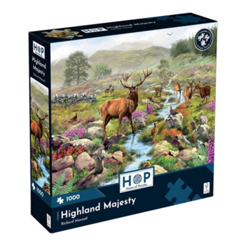 Image of The House of Puzzles Highland Majesty 1000 Piece Jigsaw Puzzle