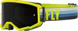 image of Fly Racing Zone Motocross Goggles, blue-yellow, blue-yellow