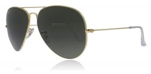 Image of Ray-Ban 3025 Aviator Sunglasses Gold 001/58 62mm