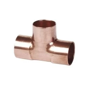 Image of End feed Equal tee Dia28mm