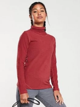 Image of Nike Training Pro Velour Top - Cedar