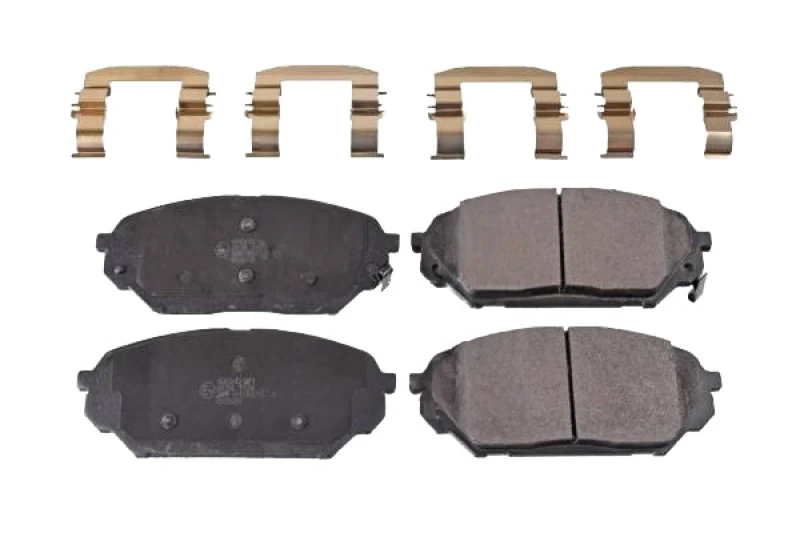 Image of Blue PRINT ADG042121 Brake pad set Front Axle, with acoustic wear warning Brake Pad Set,disc brake (402)