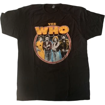Image of The Who - Band Circle Unisex Large T-Shirt - Black
