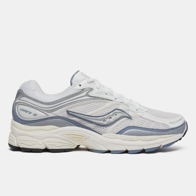 Image of Saucony Progrid Omni 9 Running Shoe Ivory male UK 5