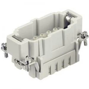 Image of Harting 09 33 006 2602 Han 6E M c Industrial Connector HAN E Series Inserts