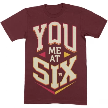 You Me At Six - Cube Unisex X-Large T-Shirt - Red