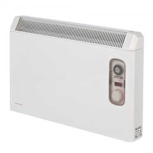 image of Elnur 1.25kW White Manual Electric Panel Heater 24 Hour Timer and Enclosed Analogue Control