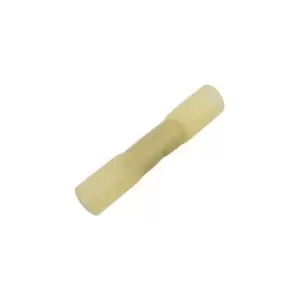 Image of Yellow Heatshrink Butt Connectors Pk 100 Connect 30228