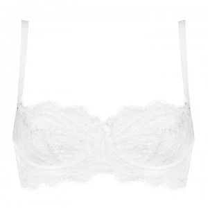 image of Figleaves Pulse Plunge Bra - White