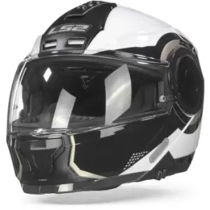 Image of LS2 FF902 Scope Arch Gloss White Titanium XL