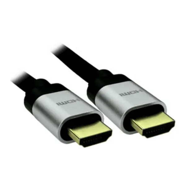 Image of Cables Direct Cables Direct CDLHD8K-10SLV HDMI cable 10 m HDMI Type A (Standard) Black Silver CDLHD8K-10SLV