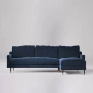 Image of Swoon Reiti Smart Wool Corner Sofa - Right Hand Side - Corner Sofa - Indigo