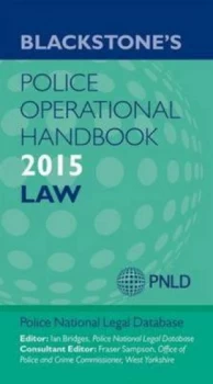 Image of Blackstones Police Operational Handbook 2015 by Police National Legal Database Paperback