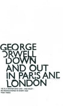 Image of Down and Out in Paris and London by George Orwell Paperback