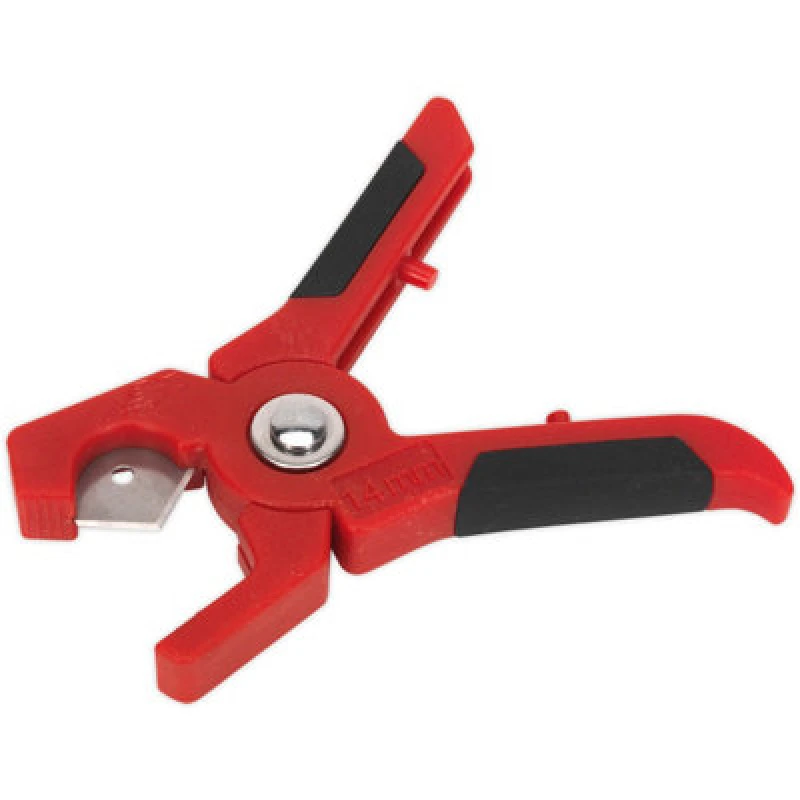 Image of Loops Composite Hose Cutter - 3mm to 14mm Jaw Capacity - Heat Treated Steel Blade Metallics