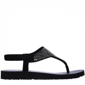 image of Skechers Nm Heeled Sandals - Black