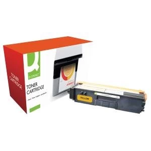 Image of Q-Connect Brother Remanufactured Yellow Laser Toner Ink Cartridge High Capacity