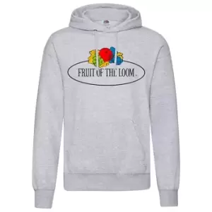 image of Fruit of the Loom Unisex Adult Vintage Hoodie (XXL) (Grey Heather)