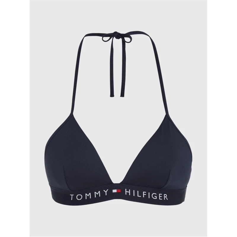 Image of Tommy Hilfiger Fixed Triangle Bikini Top Desert Sky female 10 (S)