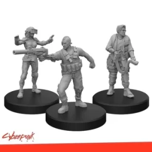 Image of Cyberpunk Red Miniatures: Edgerunners A (Solo, Tech, and Netrunner)