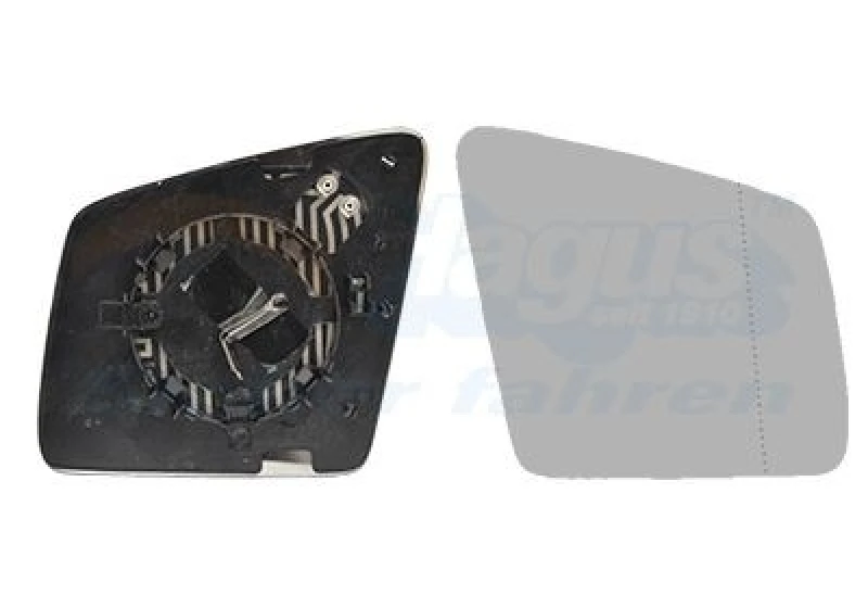 Image of VAN WEZEL Wing mirror glass VAN WEZEL 3084838