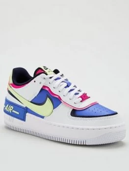 image of Nike Air Force 1 Shadow - White/Multi, Size 4, Women