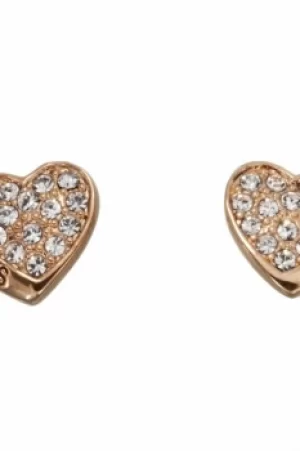 image of Guess Jewellery Rose Gold Earrings UBE11412