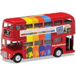 image of The Beatles London Bus A Hard Day's Night Model Set - Scale 1:64