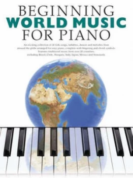 Image of Beginning World Music for Piano by Music Sales Corporation Paperback