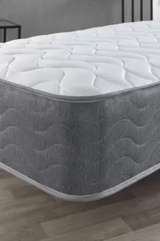 Image of Double Comfort Cool Relief Hybrid Mattress - Size: Small Double - White
