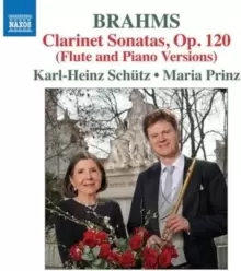 Image of Brahms: Clarinet Sonatas, Op. 120 (Flute and Piano Versions)